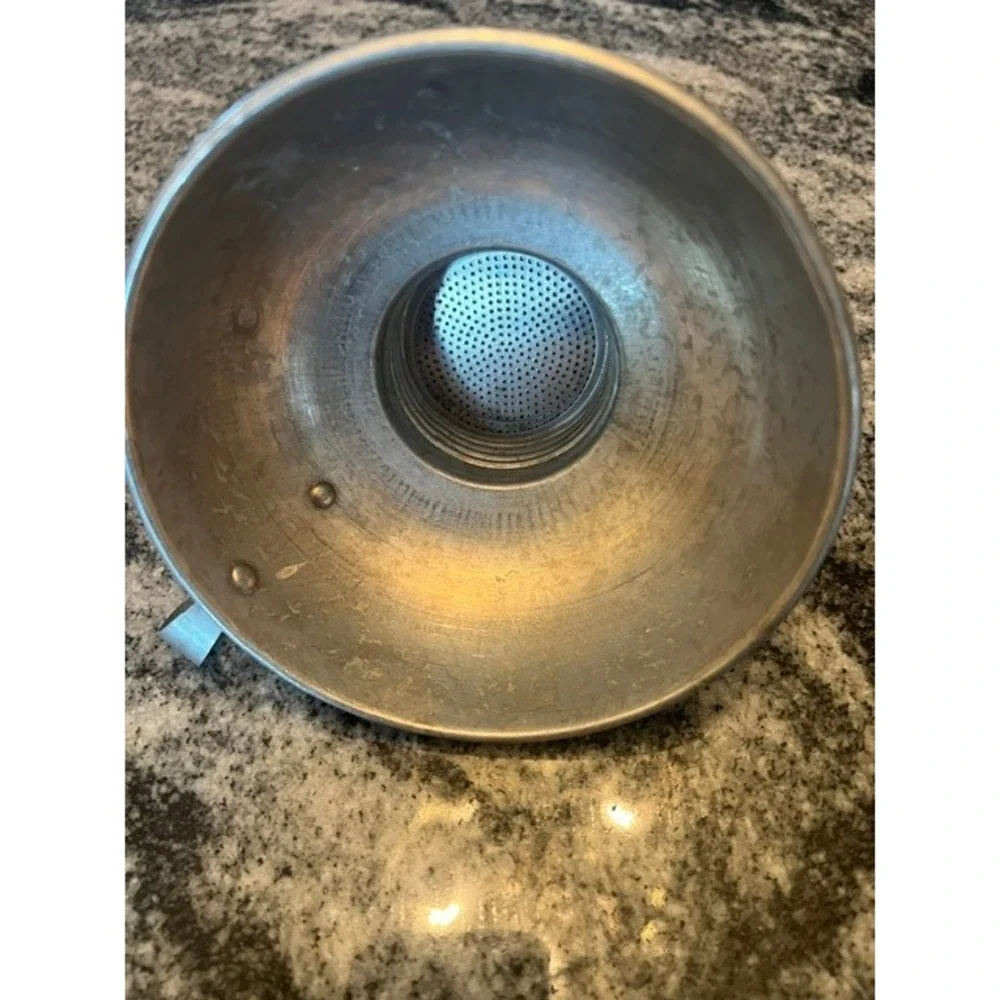 Unbranded Vintage Canning Funnel Unisex OS Silver Good Aluminum Multi-Filter